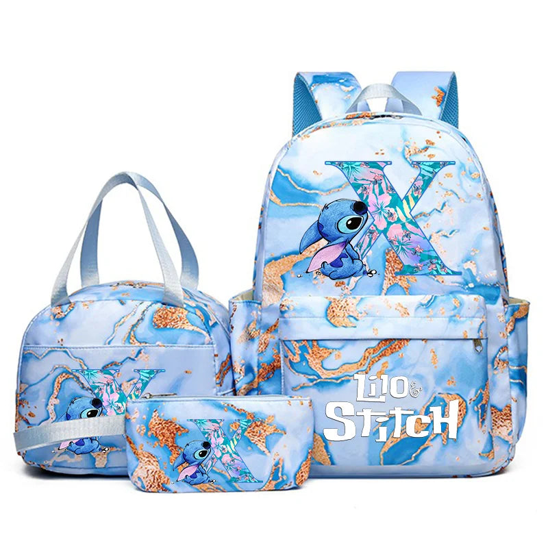 Purilite Select 3PCS Lilo & Stitch School Bag Set