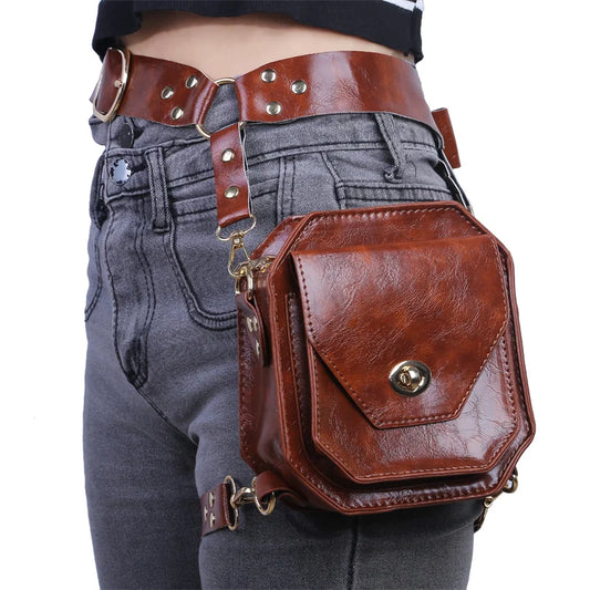 Purilite Select Medieval-Inspired PU Cross-Leg Bag