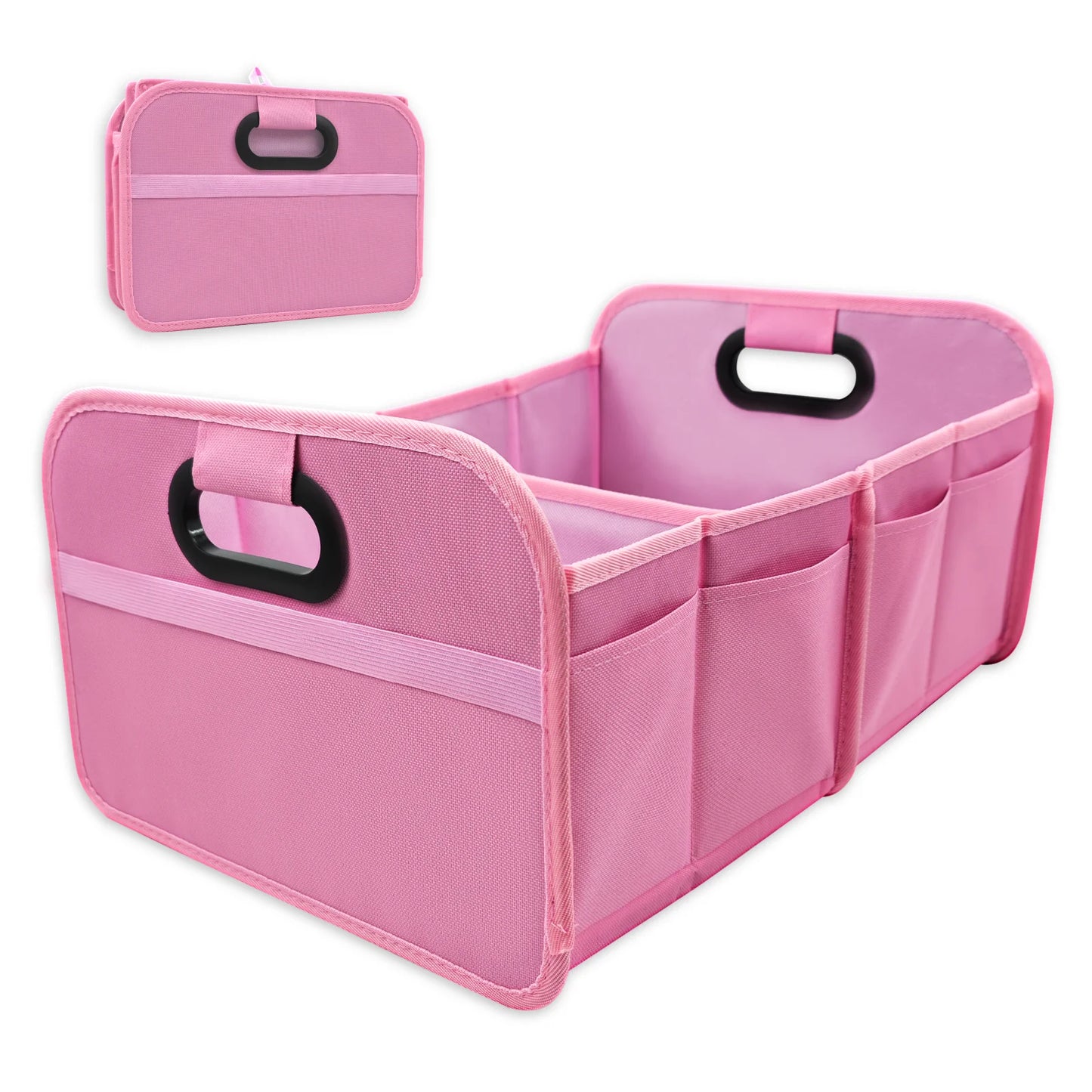 Purilite Select Foldable Car Trunk Organizer for SUV, Portable Storage Box with Pockets, Multi-Purpose Cargo Organizer for Camping, Travel & Vehicle Storage