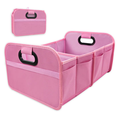 Purilite Select Foldable Car Trunk Organizer for SUV, Portable Storage Box with Pockets, Multi-Purpose Cargo Organizer for Camping, Travel & Vehicle Storage