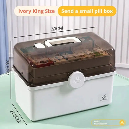 Purilite Select Multi-Layer Medium Size Medicine Storage Box