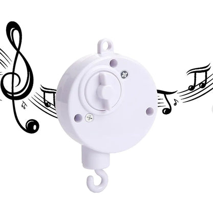 Purilite Select Wooden Baby Crib Mobile | Crochet Star Hanging Bed Bell | Nursery Rattle Decoration | Newborn Comfort Toy