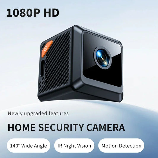 Purilite Select W02 Mini Security Camera 1080P HD | 140° Wide Angle | Night Vision | Motion Detection | Wireless Indoor Surveillance Camera | Set of 2
