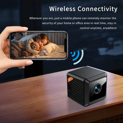 Purilite Select W02 Mini Security Camera 1080P HD | 140° Wide Angle | Night Vision | Motion Detection | Wireless Indoor Surveillance Camera | Set of 2