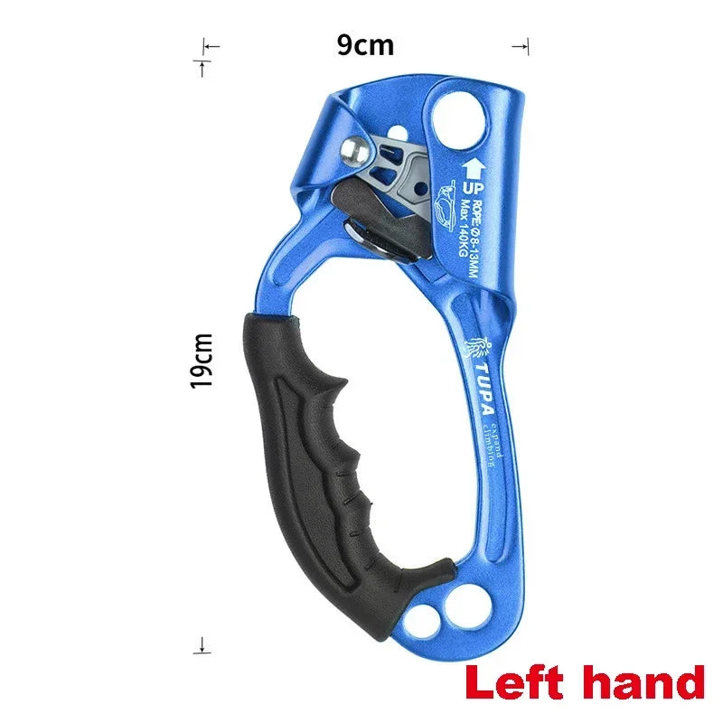 Purilite Select Professional SRT Hand Ascender | Left & Right Hand Rope Climbing Device | Outdoor Mountaineering Tool