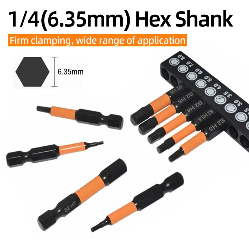 Purilite Select Hex Head Allen Wrench Screwdriver Bit Set