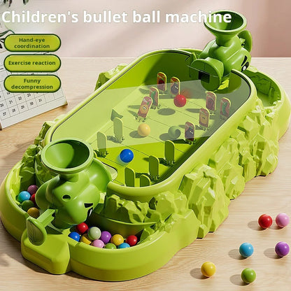 Purilite Select | Kids Battle Game Toy Vegetable Pinball Shooter | Parent-Child Desktop Party Game | Family Game Night Toy