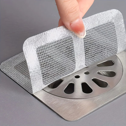 Purilite Select Floor Drain Sticker | Insect Proof Bathroom Hair Filter Mesh | Self Adhesive Sewer & Kitchen Anti Blocking Net