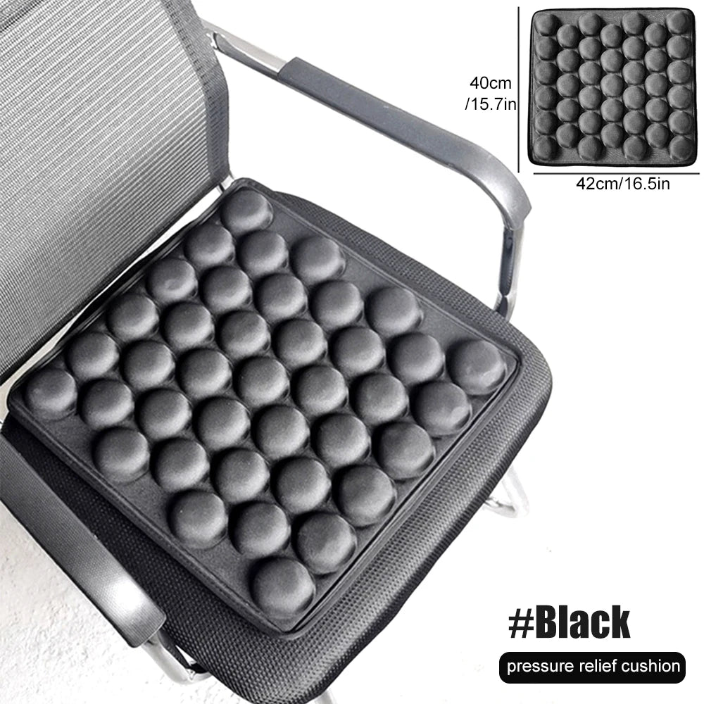 Purilite Select 3D Air Cushion Seat Pad | Office Chair & Car Seat Cushion | Breathable Comfort Support Cushion | (45x45cm)