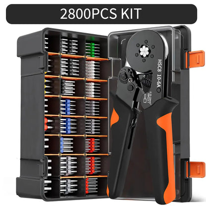 Purilite Select Hexagonal Self-Adjustable Ratchet Ferrule Crimping Tool Kit