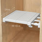 Purilite Select Expandable Wardrobe Shelf Divider | Adjustable Closet Organizer | Punch-Free Storage Rack | Retractable Cabinet Shelf | Kitchen Bathroom Space Saver