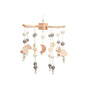 Purilite Select Wooden Baby Crib Mobile | Crochet Star Hanging Bed Bell | Nursery Rattle Decoration | Newborn Comfort Toy