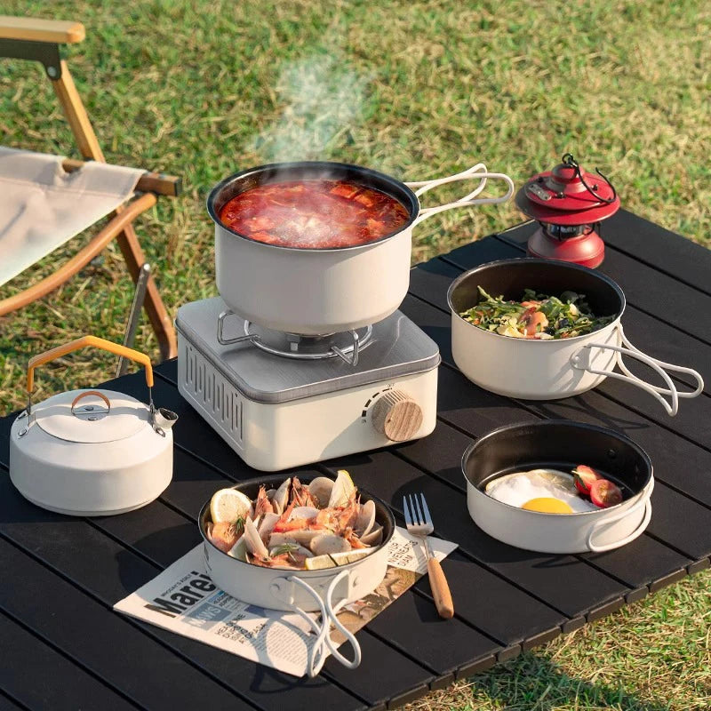 Purilite Select Portable Gas Stove | 2800W High Firepower Camping Burner | Electronic Ignition Cassette Furnace for Outdoor Cooking