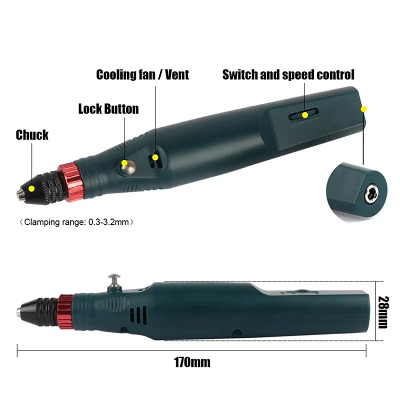 Purilite Select 12V 24W Mini Electric Drill