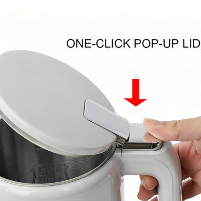 Purilite Select 2.0L 304 Stainless Steel Electric Kettle | Double-Layer Anti-Scald Fast Boiling Water Boiler