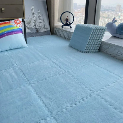 Purilite Select 30x30CM Soft Plush Children Kids Rug Play Mat