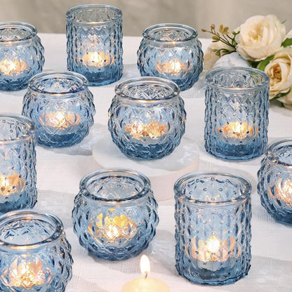 Purilite Select 6/12Pcs Votive Glass Candle Holders