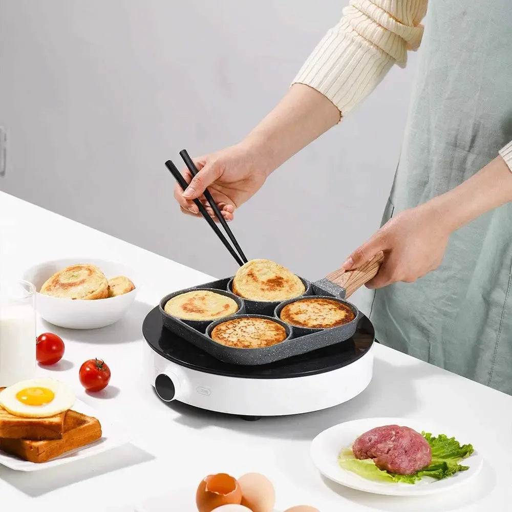 Purilite Select 4-Hole Nonstick Breakfast Frying Pan