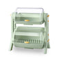 Purilite Select Covered Drain Dish Rack | Multi-Purpose Kitchen Storage Organizer with Lid