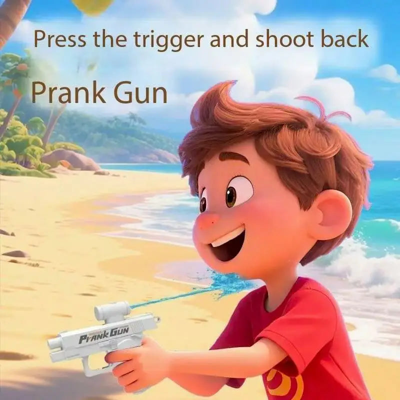 Purilite Select Double-Sided Water Gun | Mini Reverse Spray Toy | Summer Pool Beach Fun | Kids & Adults