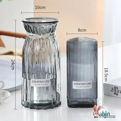 Purilite Select Thickened Non-Glass Circle Flower Vase