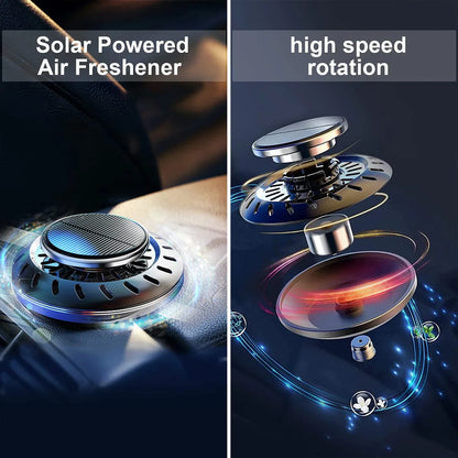 Purilite Select Solar Rotation Car Air Freshener – Automatic Perfume & Essential Oil Diffuser