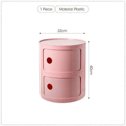 Purilite Select Nordic Net Red Bedside Cabinet