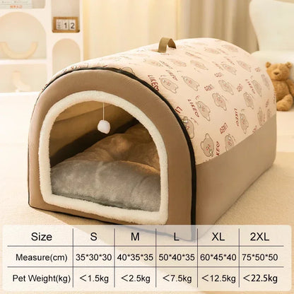 Purilite Select Warm Detachable Dog & Cat Sleeping Bed