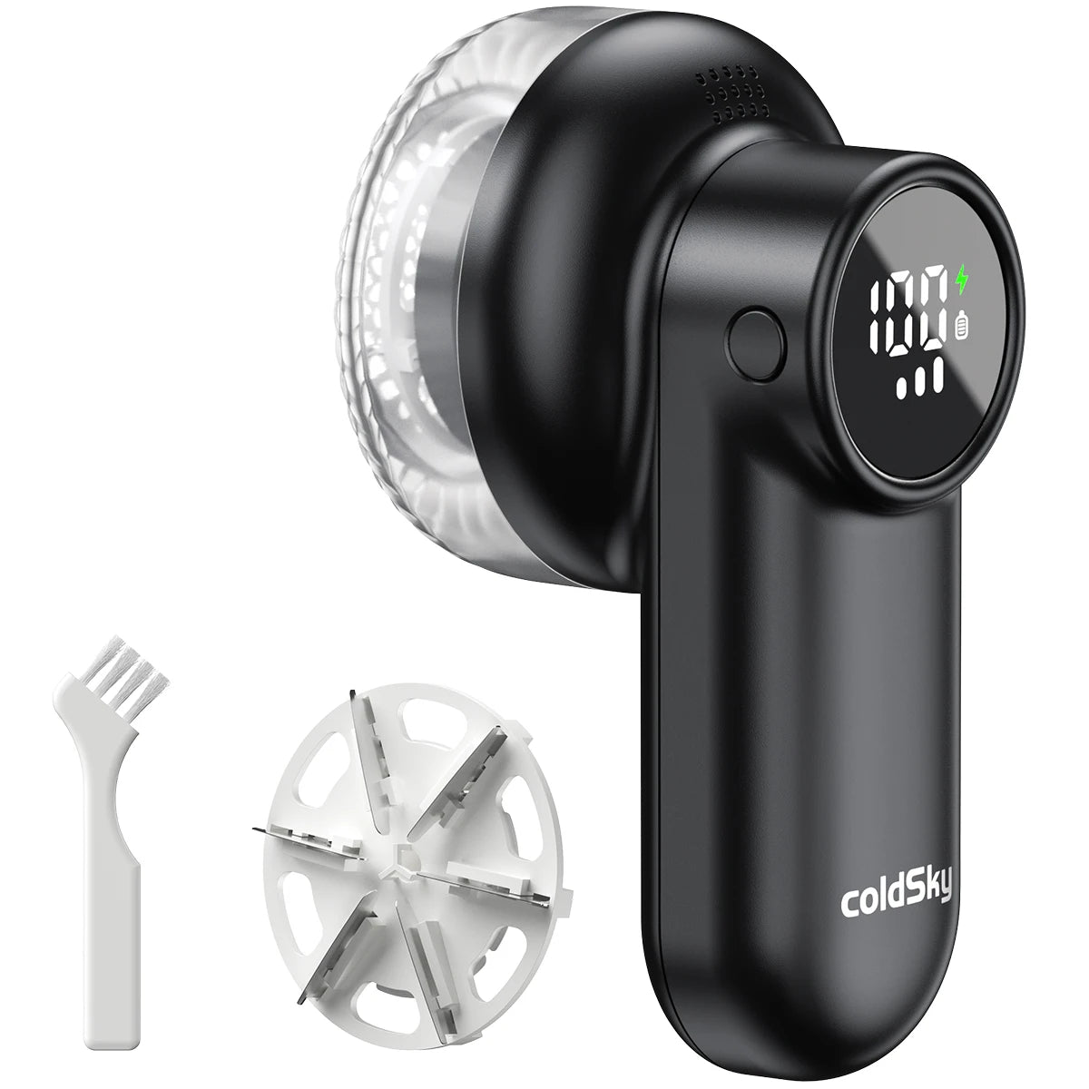 Purilite Select – Electric Lint Remover Rechargeable Lint Remover Clothes Sweater Defuzzer Intelligent Digital Display Lint Shaver Trimmer