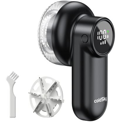 Purilite Select – Electric Lint Remover Rechargeable Lint Remover Clothes Sweater Defuzzer Intelligent Digital Display Lint Shaver Trimmer