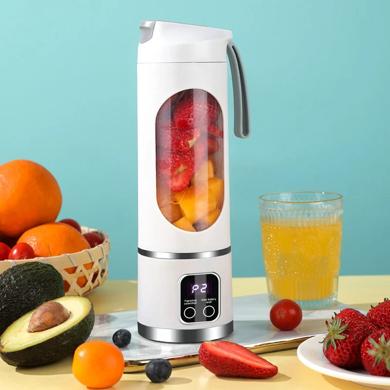 Purilite Select Portable 10-Blade USB Rechargeable Fruit Juicer Blender 450ml