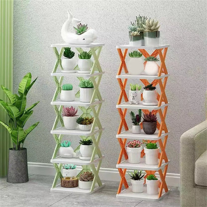 Purilite Select | Multi-Layer Detachable Shoe Rack Organizer | Space-Saving Plastic Shoe Storage Shelf for Home