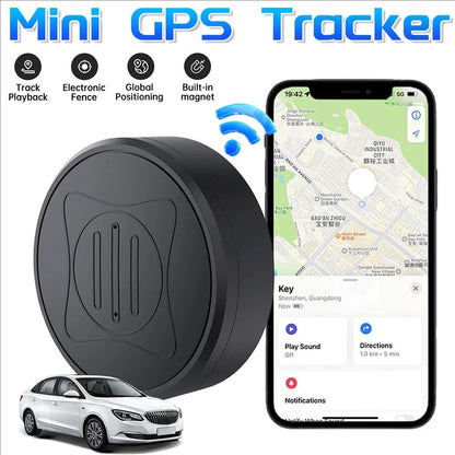 Purilite Select Portable GPS Tracker Wireless Magnetic Vehicle Locator Real-Time Position Tracking Device with Mobile App Support