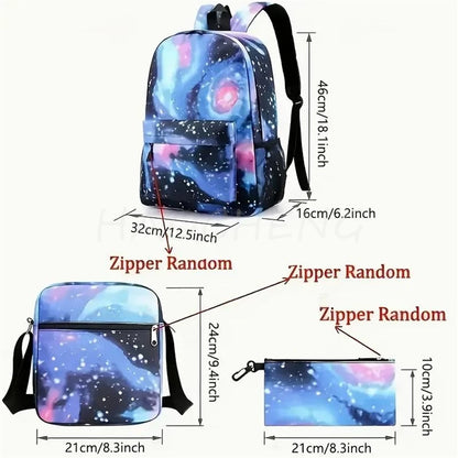 Purilite Select Hunters 3PCS School Bag Set