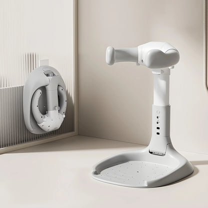 Purilite Select Adjustable Baby Hug Bath Tower | Toddler Standing Shower Stand | Hands-Free Bath Chair for Kids