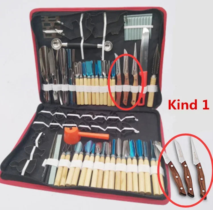 Purilite Select 80pcs Culinary Chef Carving Tool Set