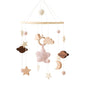 Purilite Select Wooden Baby Crib Mobile | Crochet Star Hanging Bed Bell | Nursery Rattle Decoration | Newborn Comfort Toy