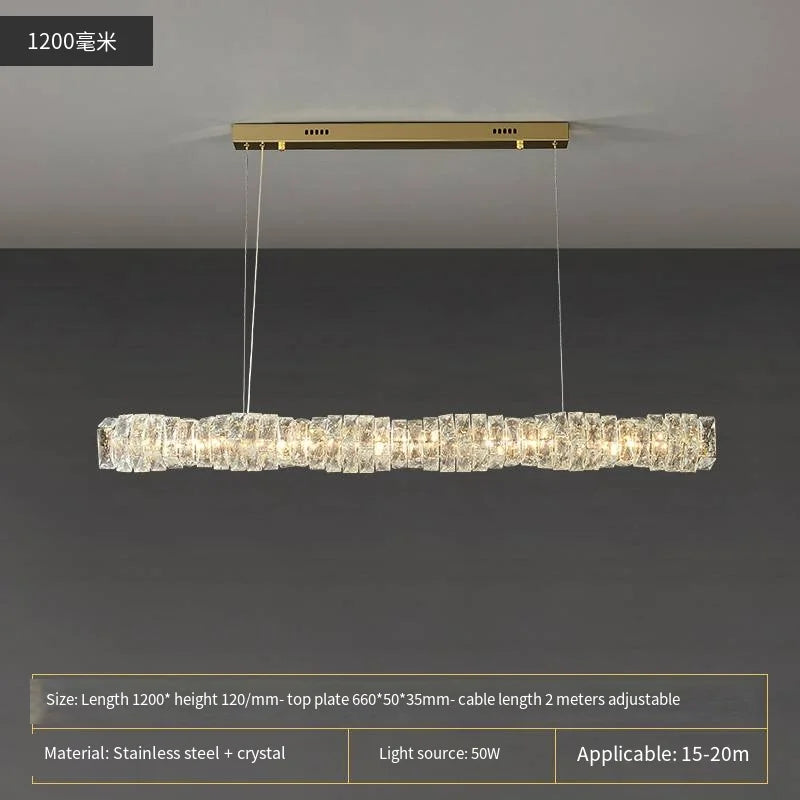 Purilite Select Modern Crystal Pendant Chandelier