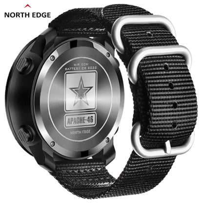 NORTH EDGE APACHE-46 Men’s Outdoor Digital Sports Watch