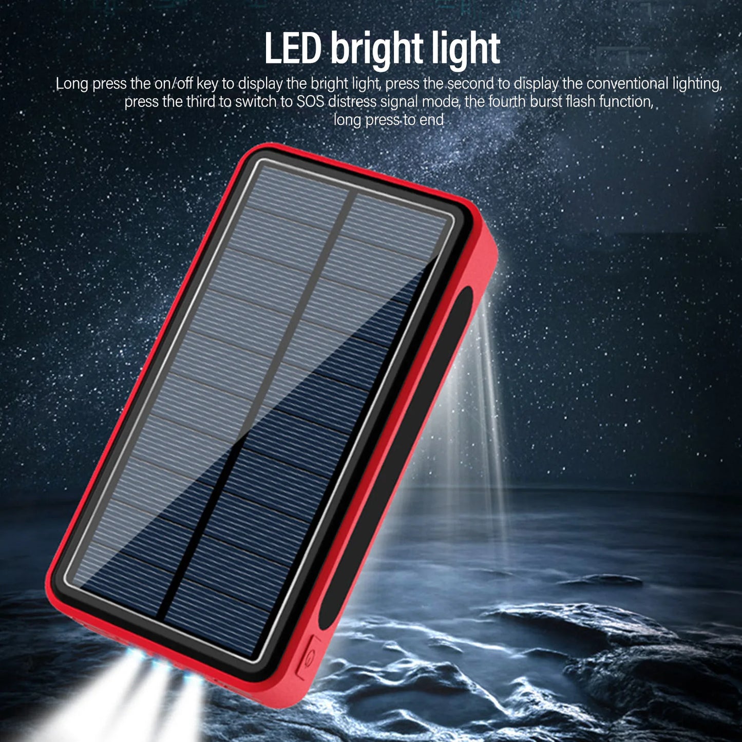Purilite Select Solar Power Bank 50,000mAh