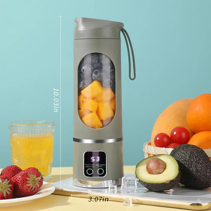 Purilite Select Portable 10-Blade USB Rechargeable Fruit Juicer Blender 450ml