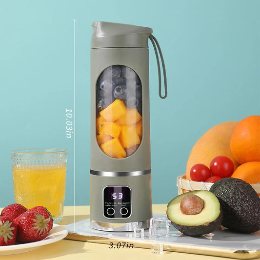 Purilite Select Portable 10-Blade USB Rechargeable Fruit Juicer Blender 450ml