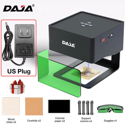 Purilite Select | DAJA DJ6 Mini Portable Laser Engraver | Bluetooth DIY CNC Machine | 3W Laser | 80×80mm