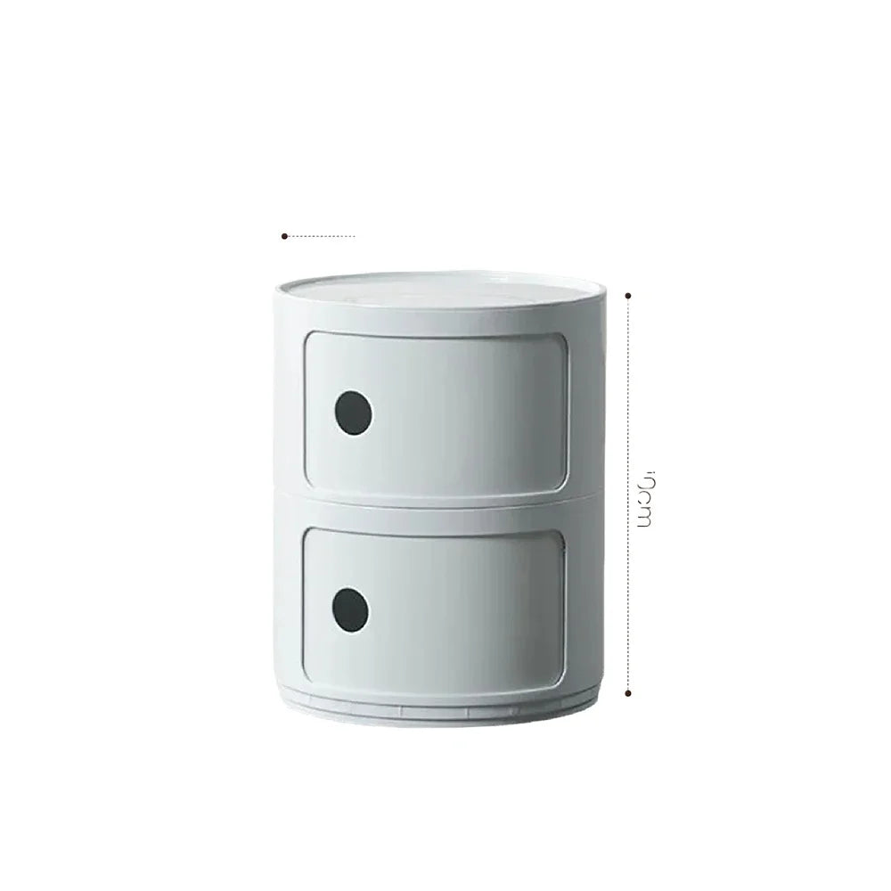 Purilite Select Nordic Net Red Bedside Cabinet