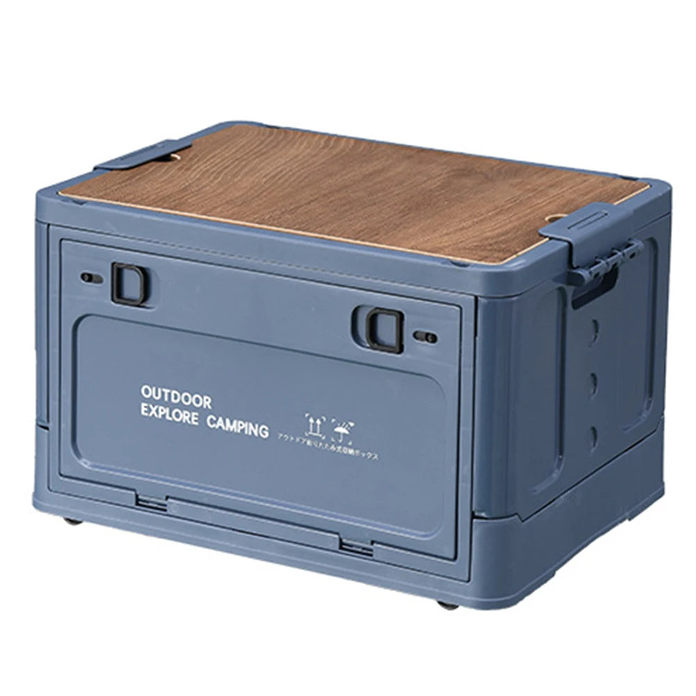 Purilite Select 30L Collapsible Storage Box Large Capacity Portable Storage Container with Side Opening Lid