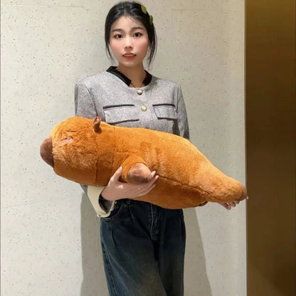 Purilite Select Kawaii Capybara Long Sleep Pillow | Cute Plush Capibara Soft Sofa Cushion & Nap Sleeping Toy