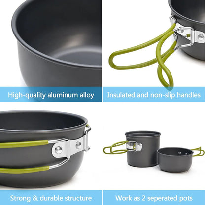 Purilite Select Ultralight Camping Cookware Mess Kit