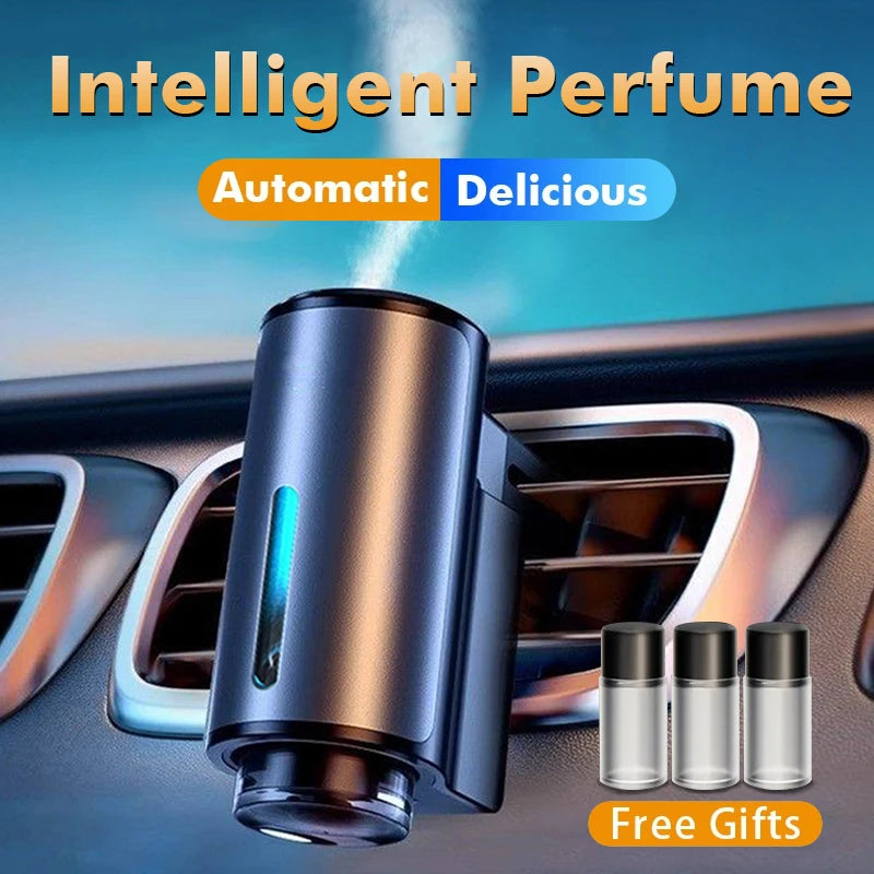Purilite Select Smart Car Aromatherapy Diffuser – 3-Level Adjustable Humidifier & Essential Oil Freshener