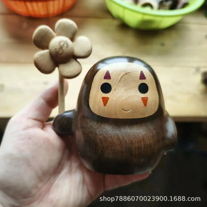 Purilite Select Solid Wood Panda Toothpick Holder