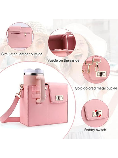 Purilite Select Crossbody Water Bottle Bag | Portable Shoulder Water Cup Protection Pouch | Outdoor Travel Storage Bag